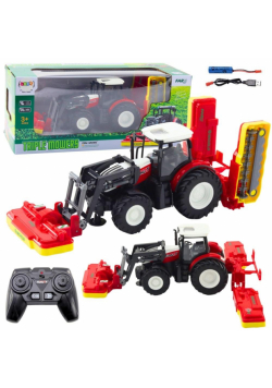 Traktor z kosiarkami zdalnie sterowany