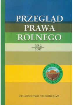 Przegląd prawa rolnego 2/2007