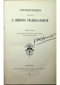 Constitutiones 1886r.