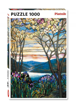 Puzzle 1000 Tiffany Magnolie i Irysy