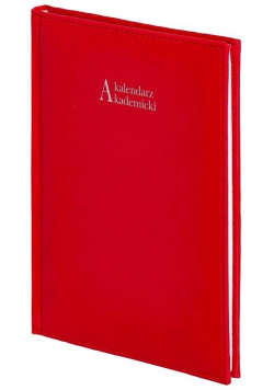 Kalendarz akademicki A5 2021/2022 Vivella czerwony