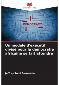 Un modèle d'exécutif divisé pour la démocratie africaine se fait attendre
