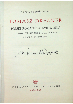 Tomasz Drezner 1560  1616