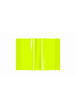 Okładka zeszytowa A4 PVC neon żółty (10szt)