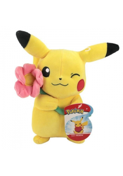 Pikachu plusz 20cm z kwiatkiem
