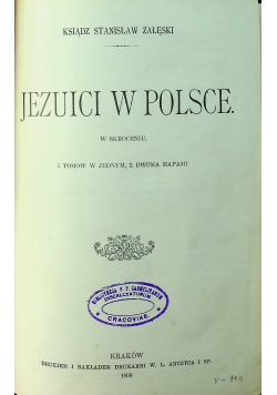 Jezuici w Polsce 1908r