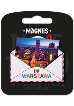 Magnes I love Poland Warszawa ILP-MAG-B-WAR-22