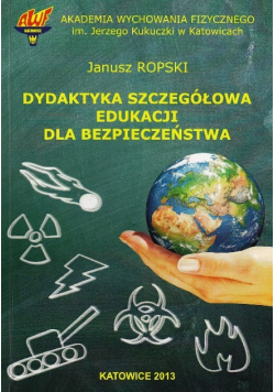 Dydaktyka szczegółowa edukacji dla bezpieczeństwa