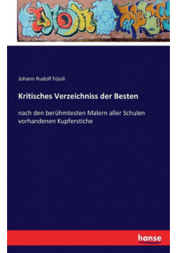 Kritisches Verzeichniss der Besten