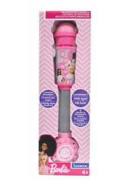 Mikrofon świetlny z głośnikiem Barbie Lexibook MIC90BB