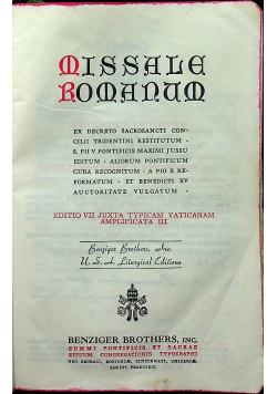 Missale Romanum 1947 r