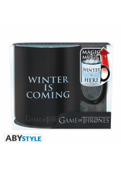 Kubek 460ml Gra o tron Winter Is Here zmieniający kolor