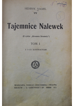 Tajemnice Nalewek Tom I i II1911 r.