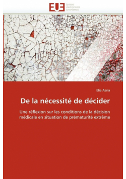 De la nécessité de décider