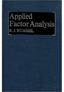 Applied Factor Analysis