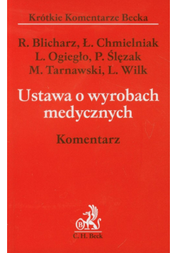 Ustawa o wyrobach medycznych Komentarz