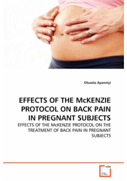 Effects Of The Mckenzie Protocol On Back Pain In Pregnant Subjects