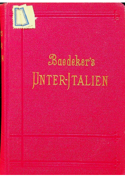 Baedekers Unter Jtalien 1906 r