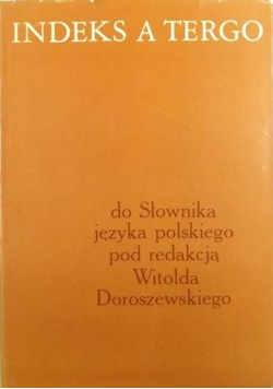 Indeks a tergo do słownika języka polskiego