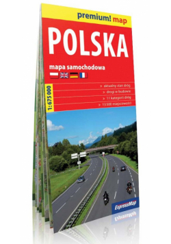 Polska mapa samochodowa Polski 1:675 000
