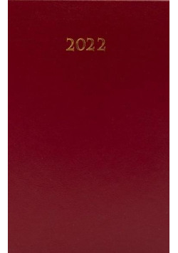 Terminarz 2022 Dzienny A5 DIVAS Bordo