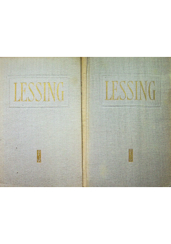 Lessing Dzieła wybrane 2 tomy