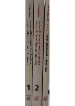 Atlas anatomii człowieka Tom 1 i 2 z indeksami