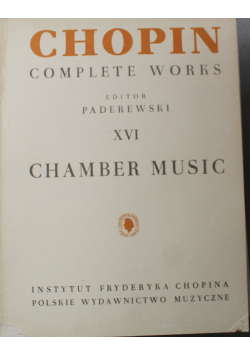 Chopin Complete Works XVI