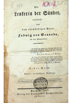 Die Lenkerin der Sunder Tom I 1835 r