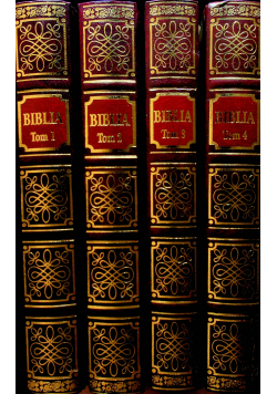 Biblia 4 tomy Reprinty z 1599 r.