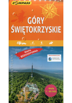 Góry Świętokrzyskie mapa turystyczna wodoodporna 1:60 000