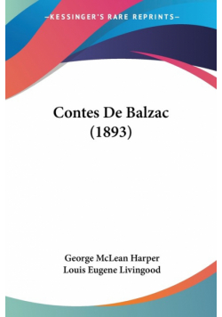 Contes De Balzac (1893)