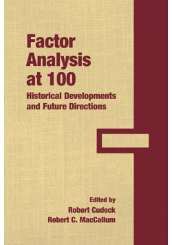Factor Analysis at 100