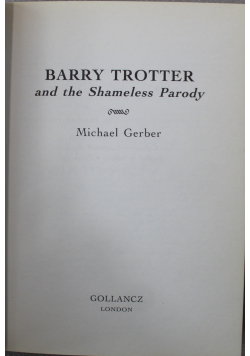 Barry Trotter and the Shameless Parody