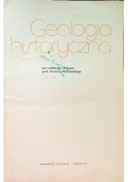 Geologia historyczna