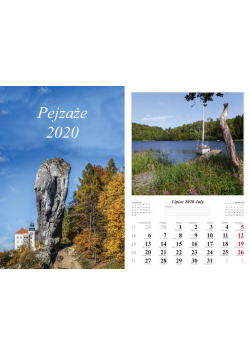 Kalendarz 2020 Pejzaże 13 planszowy RADWAN