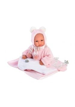 Lalka 63634 bobas płacząca w kombinezonie 36cm
