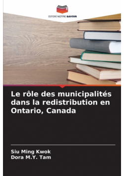 Le rôle des municipalités dans la redistribution en Ontario, Canada