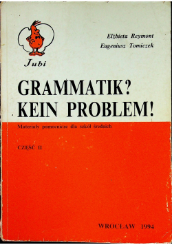 Grammatik Kein problem część II