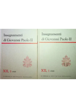 Insegnamenti di Giovanni Paolo II Tom 1 i 2