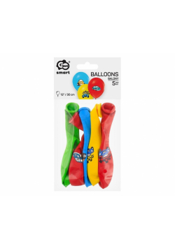 Balony lateksowe Samochody z kreskówek 30cm 5szt