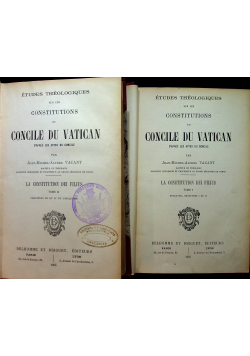 Concile du vatican 2 tomy 1895