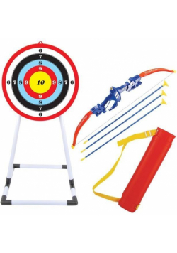 Łuk dla dzieci 76cm, tarcza i 3 strzały