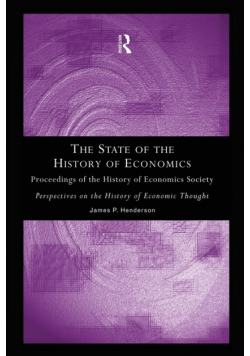 The State of the History of Economics