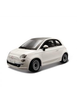 Fiat 500 White 1:24 BBURAGO