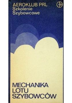 Mechanika lotu szybowców