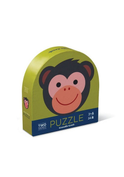 Puzzle dwustronne 24 Małpka i przyjaciele