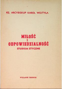 Miłość i odpowiedzialność