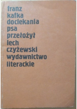 franz kafka dociekania psa