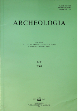 Archeologia tom LIV